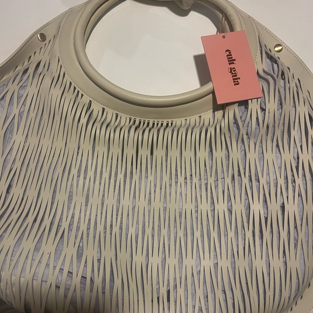 NWT Cult Gaia Adina shoulder  bag. Pristine with dust bag